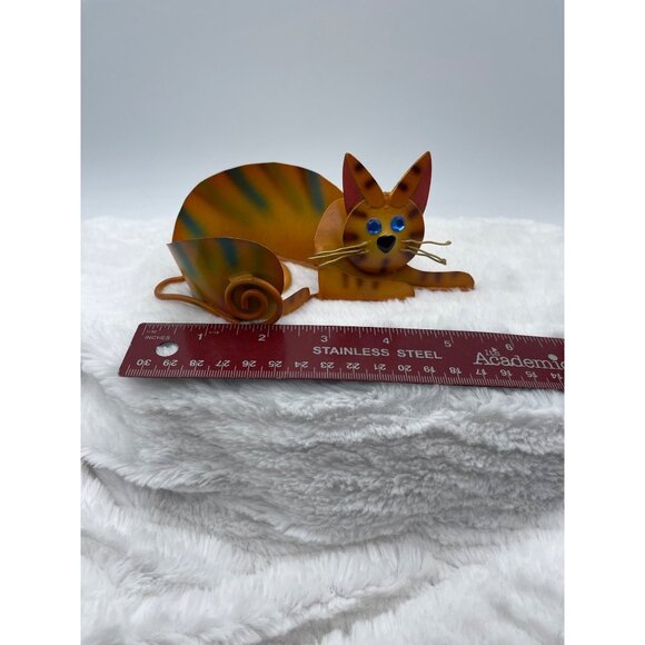 Cool Friendly Metal Orange Cat - Picture 6 of 8